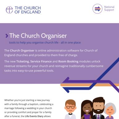 support for your church the church organiser