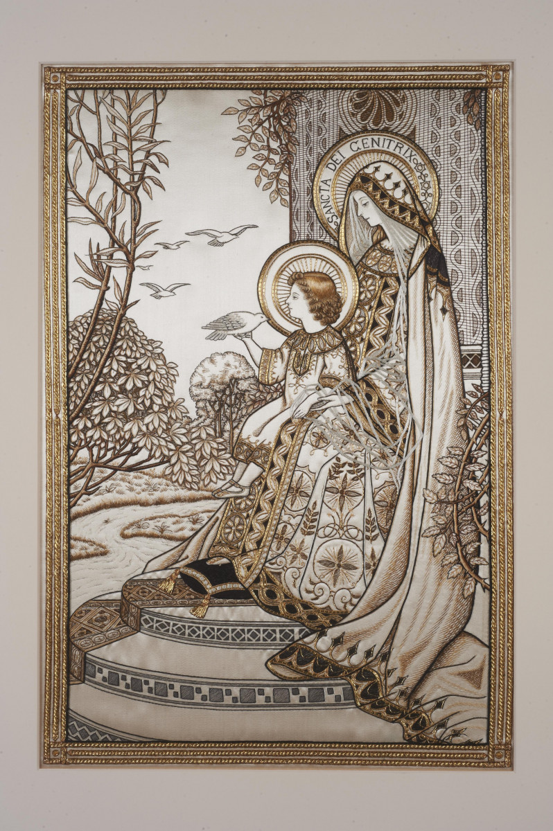 One of the 12 panels of The Litany of Loreto